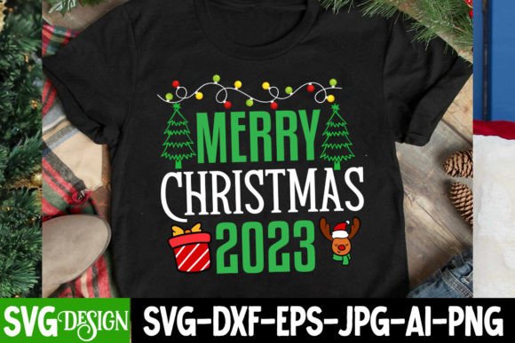 Download Merry Christmas 2023 SVG Cut File - Christmas 2023 svg Collection