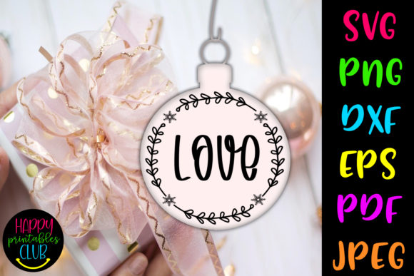 Download Christmas Round Ornaments SVG- Love SVG - Christmas round ornaments svg Collection