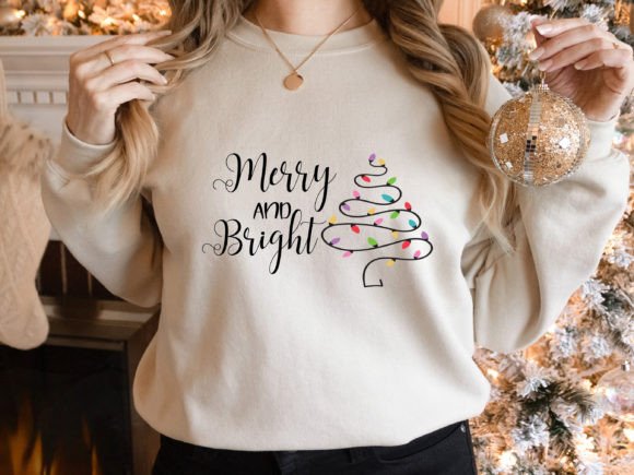 Download Merry and Bright SVG - Christmas Quote - Christmas quote Collection