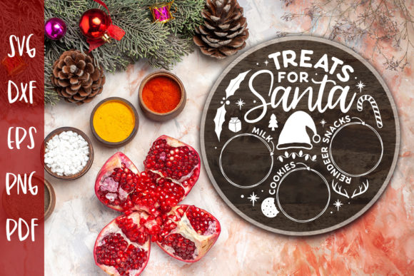 Download Treats for Santa SVG | Santa Tray SVG - Premium Resources