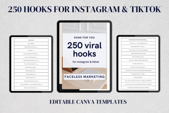 Download 250 VIRAL HOOKS for INSTAGRAM and TIKTOK - Tiktok Collection