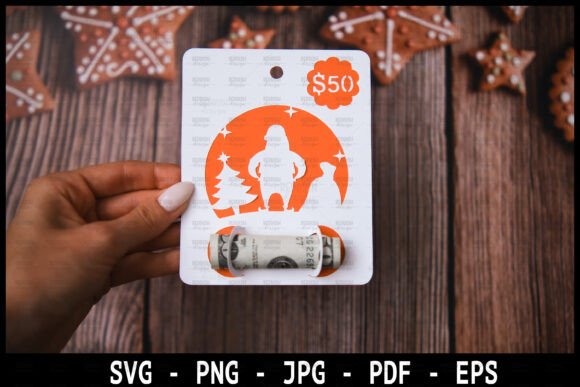 Download Christmas Money Card Holder SVG - Money card holder svg Collection