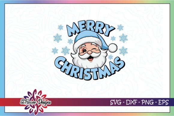 Download Merry and Bright Christmas Santa SVG - Premium Resources