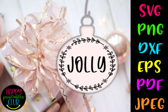 Download Christmas Round Ornaments SVG- Jolly - Christmas round ornaments svg Collection