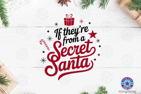 Download Christmas Secret Santa SVG PNG Design - Premium Bundle