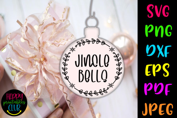 Download Christmas Round Ornaments SVG-Jinglebell - Christmas round ornaments svg Collection