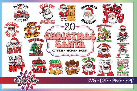 Download Christmas Santa SVG Bundle - Premium Resources