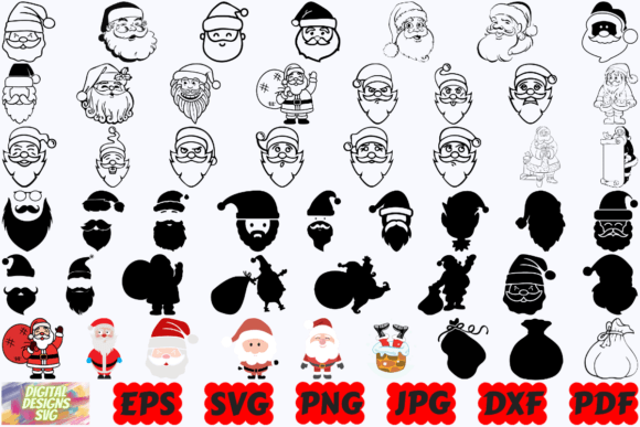 Download Santa SVG | Santa Claus SVG | Christmas - Santa svg Collection