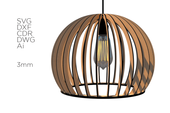 Download Laser Cutting File Lamp Template DXF - Cutting file Collection