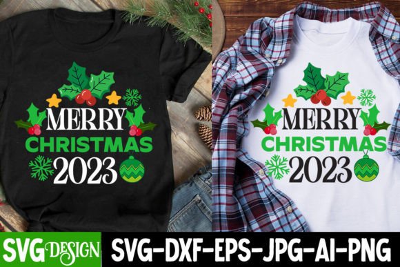 Download Merry Christmas 2023 SVG Design - Christmas 2023 svg Collection